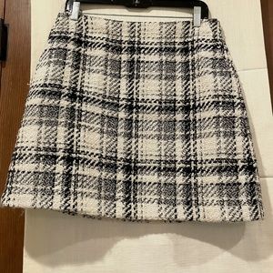 Ann Taylor Loft Tweed Pocket Skirt